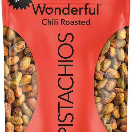 Wonderful Pistachios No Shells, Chili Roasted, 5.5 Ounce Resealable Pouch