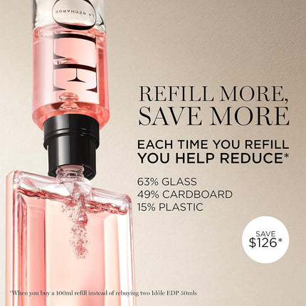 Lancôme Idôle Eau de Parfum - Long Lasting Fragrance with Notes of Bergamot, Jasmine & Vanilla - Idôle's First Fresh & Floral Perfume For Women - 75ml