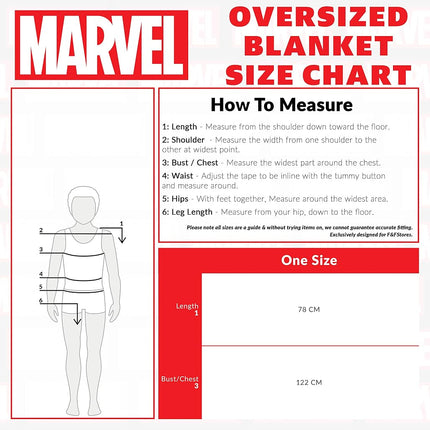 Get Trend Marvel Oversized Hoodies for Kids Teens, Avengers Fleece Hoodie Blanket with Sherpa Lined Hood, Warm Superhero Gifts for Boys (Black)