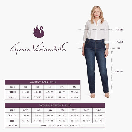 Gloria Vanderbilt Women's Jennie Drawstring Straight Leg Short, Frosted Glass, S