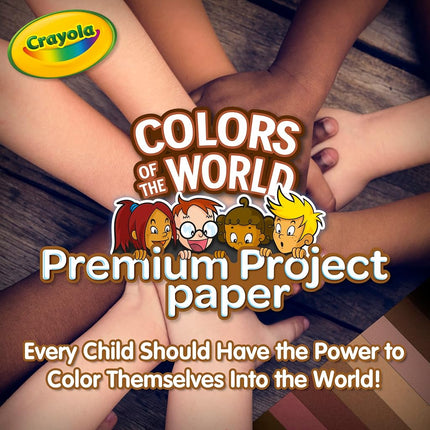 Crayola Colors of The World Construction Paper 8.5"x11"-48 Sheets