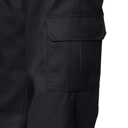 Dickies Men's Relaxed Fit Straight Leg Cargo Work Pant, Black, 38x30
