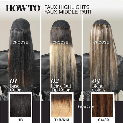 Sensationnel Empire Yaki Human Hair,1 Pack 12 inch, T1B/30
