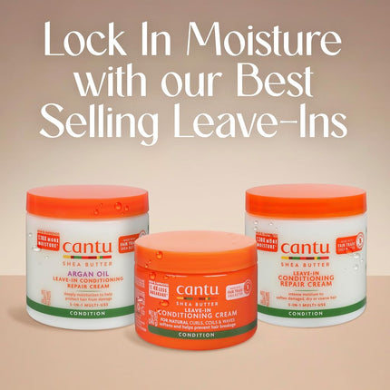 Cantu Leave-In Conditioning Repair Cream with Argan Oil, 16 oz