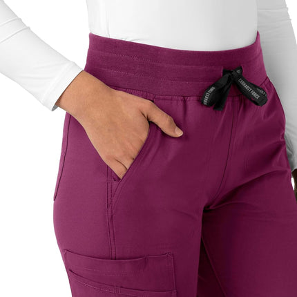 Carhartt Tall Size Women's Force Jogger Pant, Wine, M Petite