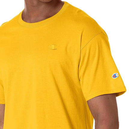 Champion Men's Classic Jersey T-Shirt, Team Gold, Medium
