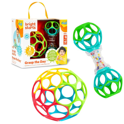 Bright Starts Easy-Grasp Oball Bundle Gift Set - G