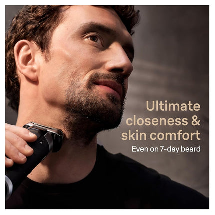 Braun Series 9 9517s PRO+ Electric Razor for Men, 5 Pro Shave Elements & Precision Long Hair ProTrimmer, Charging Stand, Braun�s Best for Smooth Skin, Wet & Dry Electric Razor with 60min Runtime