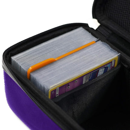 Quiver Time Purple Bolt Card Case for Pokemon Cards, TCG Deck Box Bag