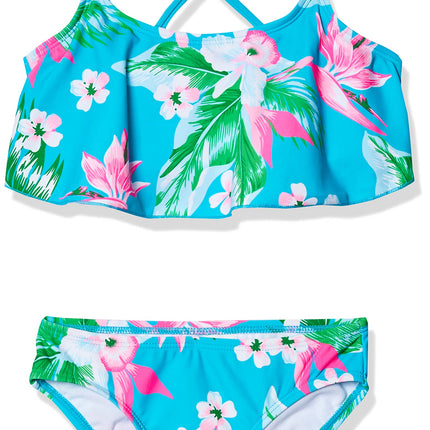 Kanu Surf Girls' Alania Flounce Bikini Beach Sport