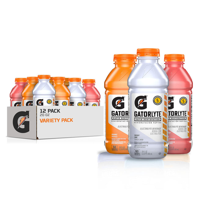 Gatorlyte Rapid Rehydration Electrolyte Beverage, 