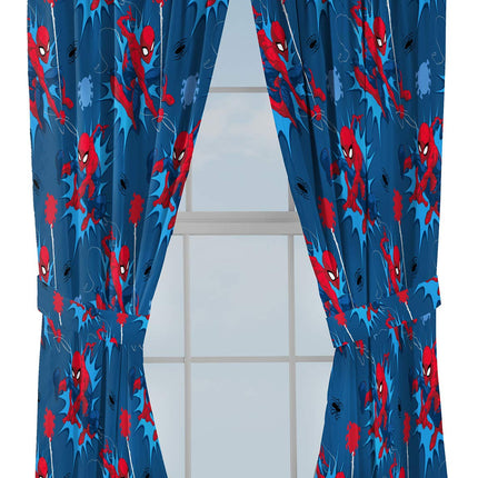 Marvel Spiderman Spidey Daze 63" Inch Drapes - Bea