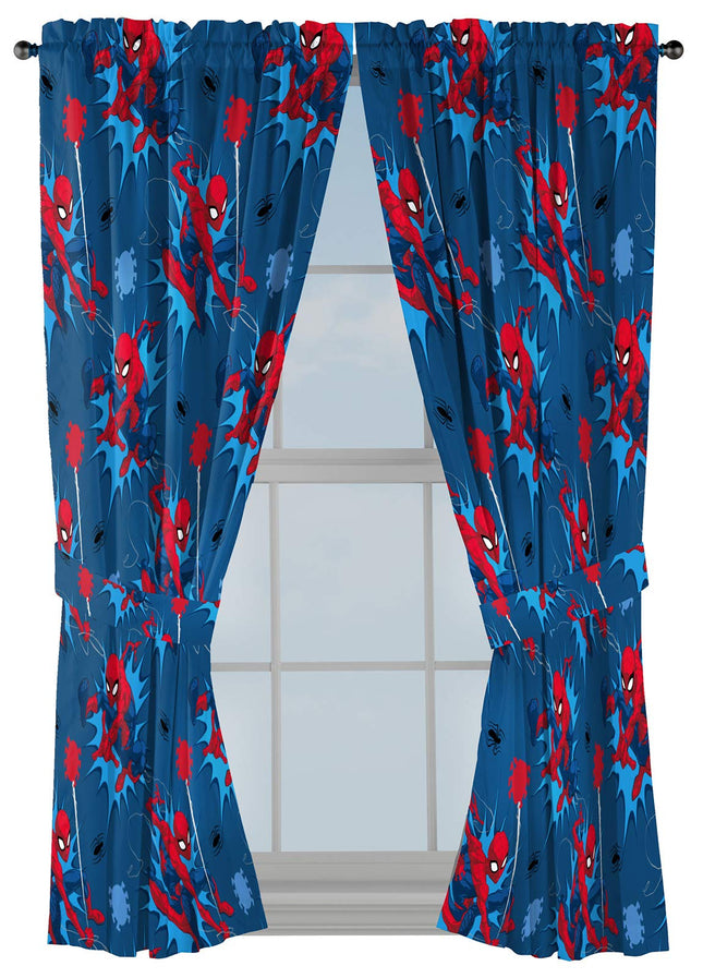 Marvel Spiderman Spidey Daze 63" Inch Drapes - Bea