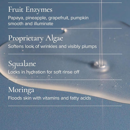 MARA - Natural Chia + Moringa Algae Enzyme Cleansing Oil | Clean, Non-Toxic, Plant-Based Skin Care (4 oz | 120 ml)