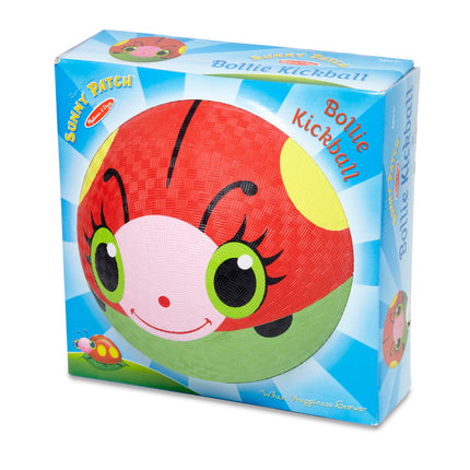Melissa & Doug Sunny Patch Bollie Ladybug Pelota de Goma Clásica para Saltar - Se vende DESINFLADA