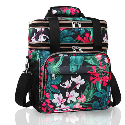 GLENKEY Expandable Lunch Box Women Insulated Soft 