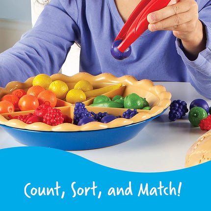 Learning Resources Super Sorting Pie, Ages 3+, Early Numeracy Counting Toy, 9.1 x 9.4 x 3.7 inches, Fine Motor Skills, Colour Recognition