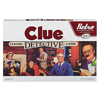 Hasbro Gaming Colonel Mustard Retro Clue Game, Brown/a, 6 Player, Ages 6+