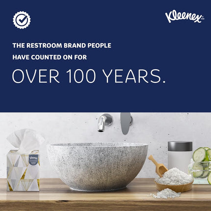 Kleenex 21400 Facial Tissues, 2 Ply, White, 36 cartons x 100 Sheets