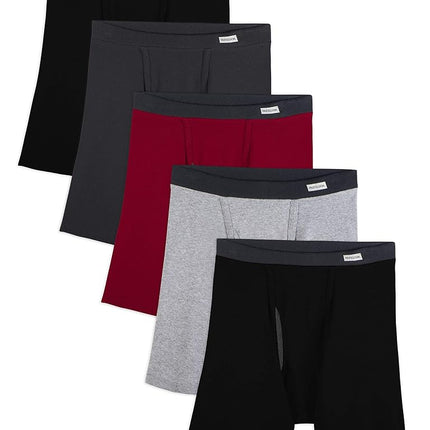 Fruit of the Loom Calzoncillos tipo bóxer que no se suben para hombre 4LBL7CX - Varios colores - Talla S