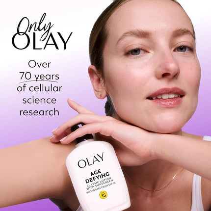 Olay Age Defying Protective Renewal Lotion With Sunscreen Broad Spectrum Spf