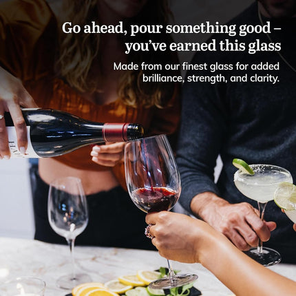 Libbey Signature Kentfield Estate All-Purpose Wine Glasses, 16-Ounce, Set of 4