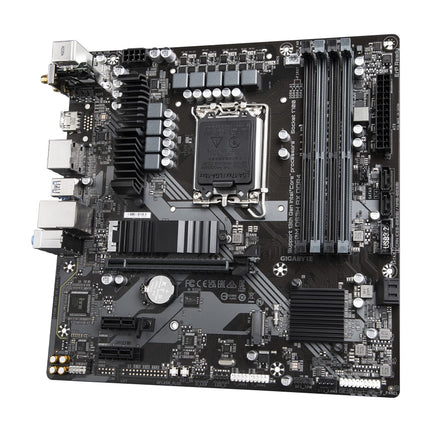 GIGABYTE B760M DS3H AX DDR4 (LGA 1700/ Intel/ B760/ M-ATX/ DDR4/ 2* M.2/ PCIe 4.0/ USB 3.2 Gen 2 Type-C/WiFi 6E/ 2.5GbE LAN/Q-Flash Plus/PCIe EZ-Latch/Gaming Motherboard)