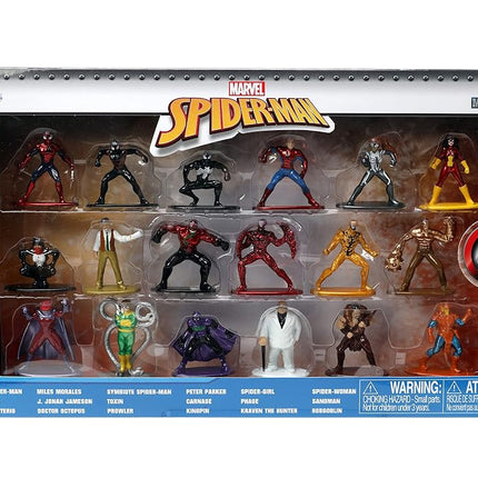 Marvel Spider-Man 18-Pack Series 8 Die-cast Figures, Toys for Kids and Adults