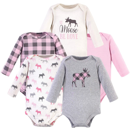 Hudson Baby unisex-baby Cotton Long-sleeve Bodysui