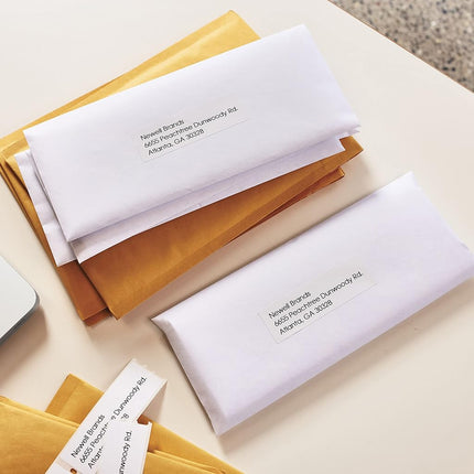 DYMO® Authentic LW Mailing Address Labels for LabelWriter™ Label Printers, (1-1/8" x 3-1/2"), 3 Rolls of 350 (1050 Total)