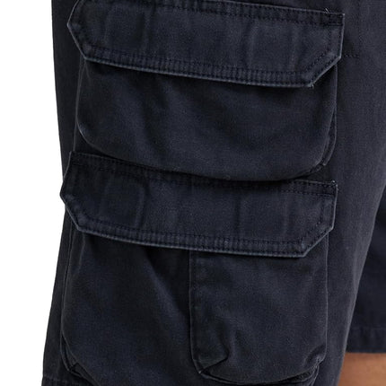 Wrangler Authentics Men’s Premium Twill Cargo Short, Dark Navy, 34