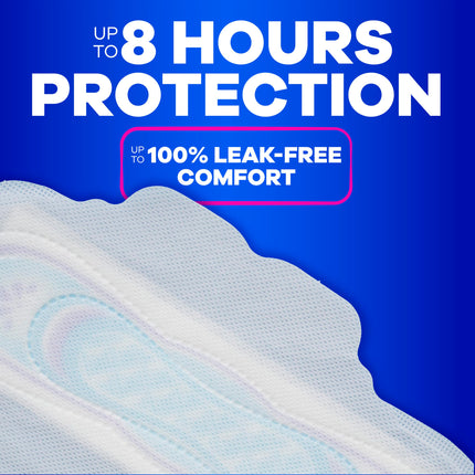 Always Ultra Thin Pads with Wings, Size 2, Long Super, 58 Count