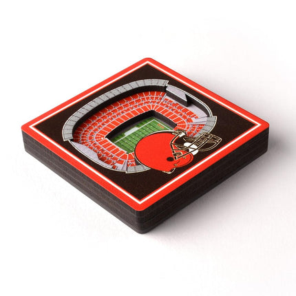 NFL Cleveland Browns - FirstEnergy Stadium 3D StadiumView Magnet3D StadiumView Magnet, Team Colors, Small (8493311)