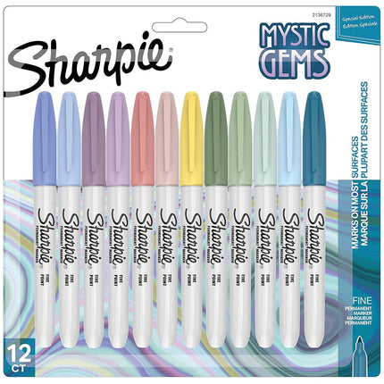 Sharpie Mystic Gems Fine Point Permanent Marker 12/Pkg-