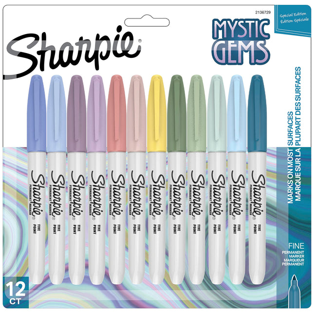 Sharpie Mystic Gems Fine Point Permanent Marker 12