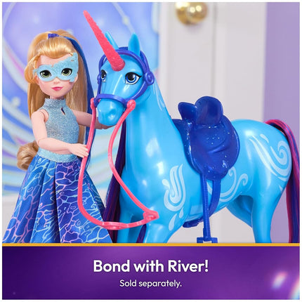 Unicorn Academy, Isabel Masquerade Ball Doll with 11 Accessories, 9.5”, Dolls & Unicorn Toys for Girls