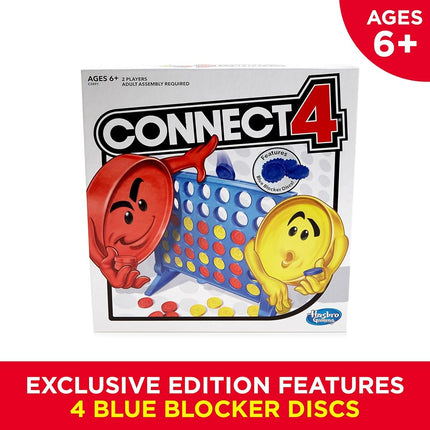 Hasbro Gaming Connect 4 Strategy Board Game for Kids | 2 Players for Boys & Girls | Ages 6+ (Amazon Exclusive)