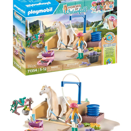 Playmobil 71354 Horses of Waterfall Washing Statio