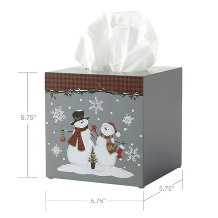 SKL Home by Saturday Knight Ltd. Tissue Box Cover, Wool, Grey