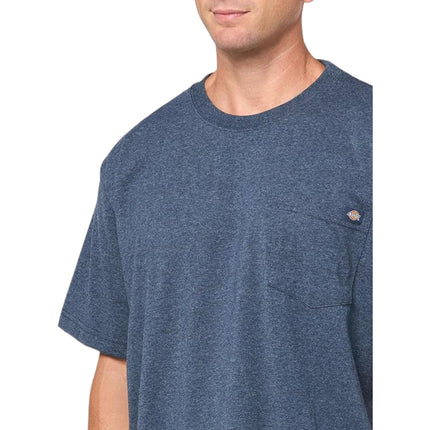 Camiseta Dickies de manga corta, bolsillo pesado, jaspeado, color jaspeado esfagno, talla XX-Large Tall