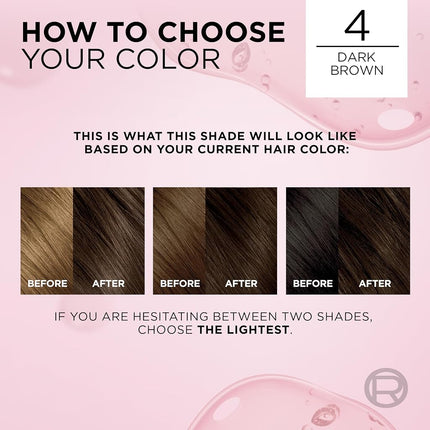 L'Oréal Paris Excellence Créme Permanent Hair Color, 4 Dark Brown