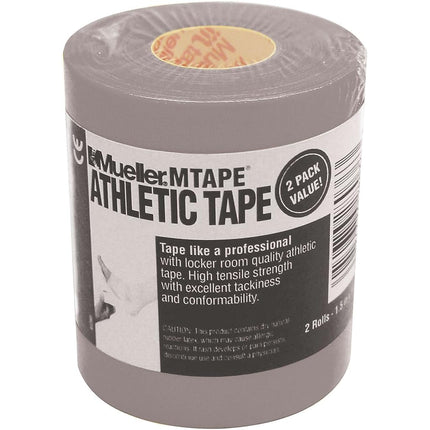 Mueller Mtape Athletic Tape, Gray, 2 Count