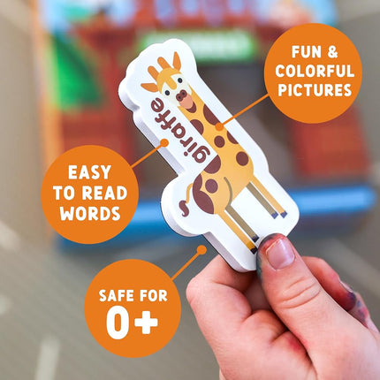 Curious Columbus Zoo Animal Fridge Magnets for Toddlers 1-3 Year Olds