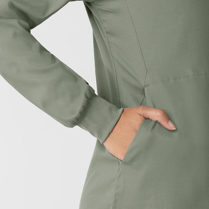WonderWink womens Jacket, Sage, Large