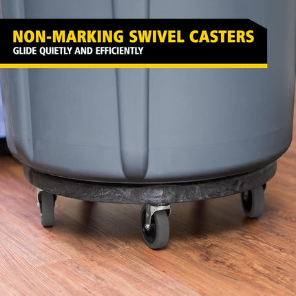 Rubbermaid BRUTE Trash Can Dolly - Black