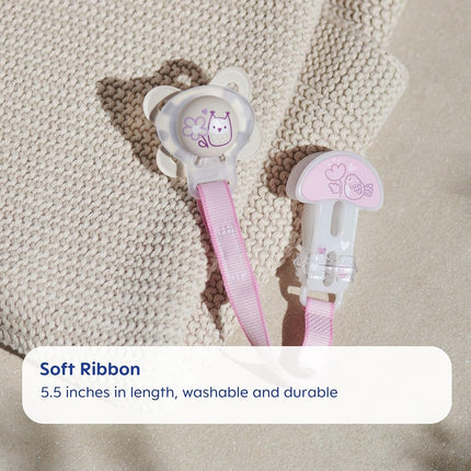 MAM I Love Mommy Double Pacifier Clip, Boy by MAM