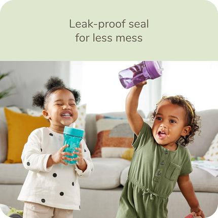 NUK Everlast Weighted Straw Cup, 10 oz. | Super-Durable Leakproof Toddler Sippy Cup