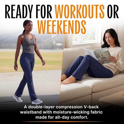 Skechers Women's Go Walk High Waisted Flare Pant