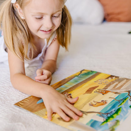 Melissa & Doug Álbum de pegatinas reutilizables: Jungla y sabana - Más de 175 pegatinas, 5 escenarios