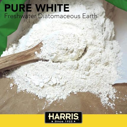 HARRIS DE-FG2P Diatomaceous Earth Food Grade, 2 Lb with Included in the Bag, White
